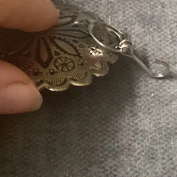 Vintage silver tone NA style belt - Picture 3 of 6